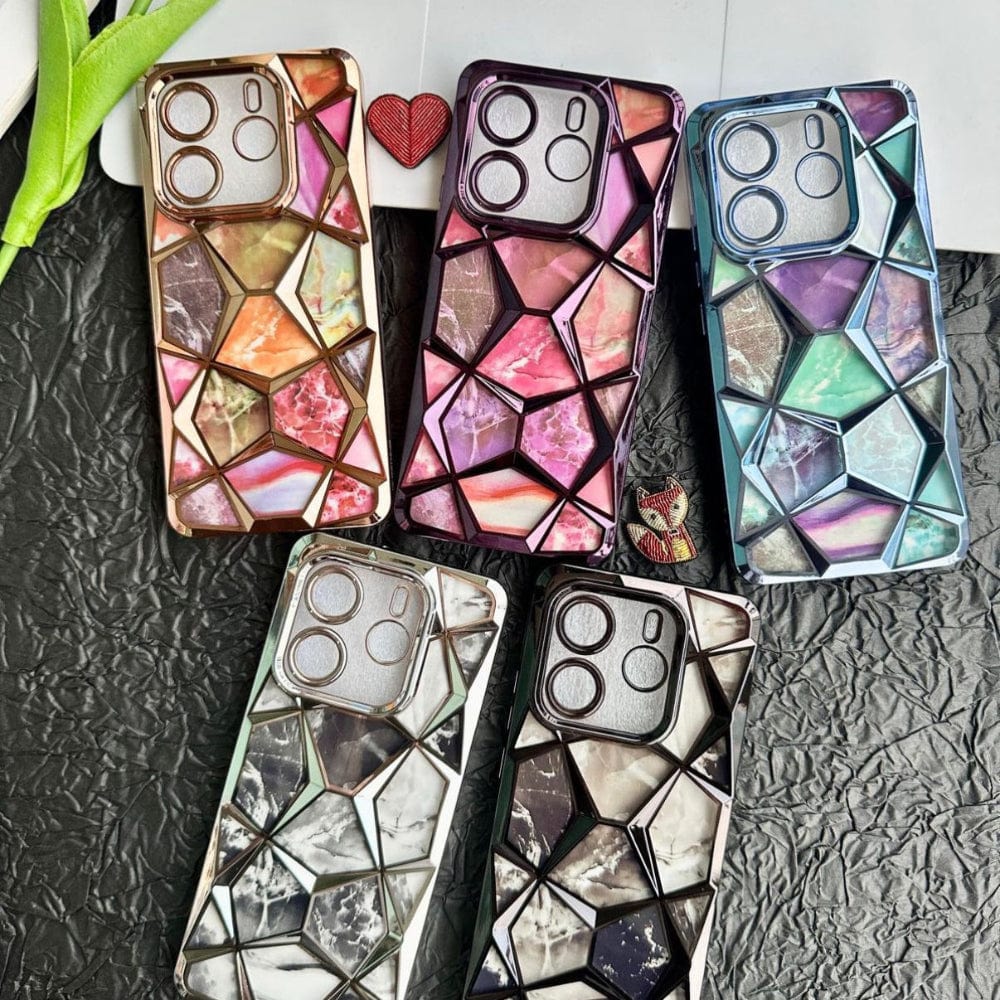 Back Cover For Casing A5 3D Diamond Design Phone Cover For Redmi