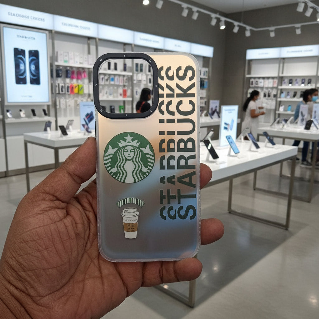 3D Starbucks Phone Case for iPhone 13 Pro Stylish Back Cover 9 Onezeros.in