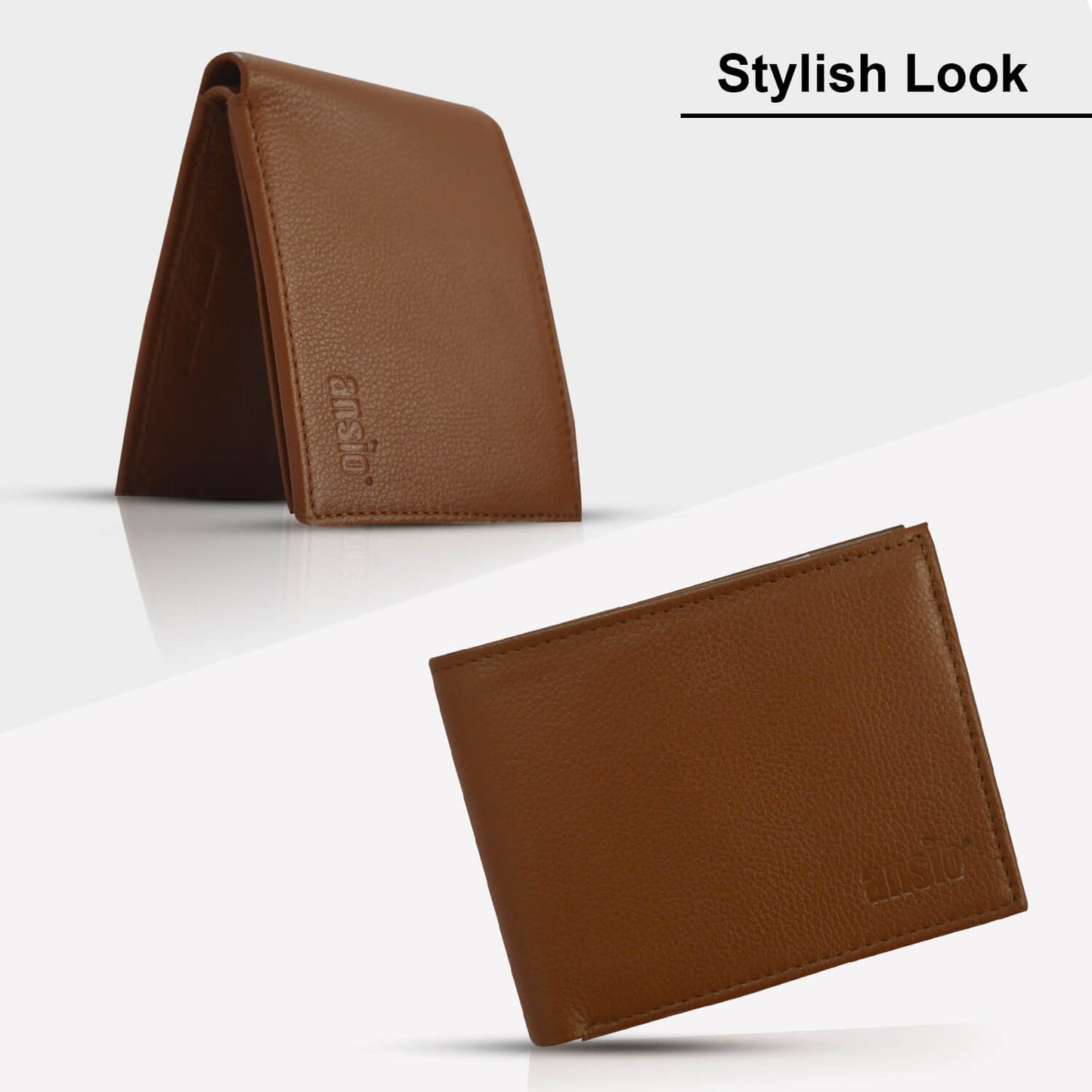 ANSIO Pure Leather Men's wallet Onezeros.in