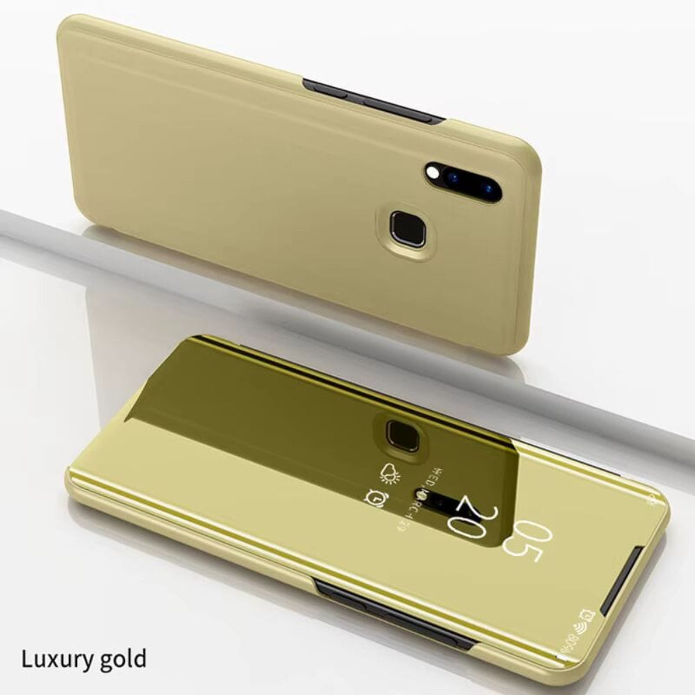 Clear View Standing Flip Cover For Vivo Y95 Onezeros.in