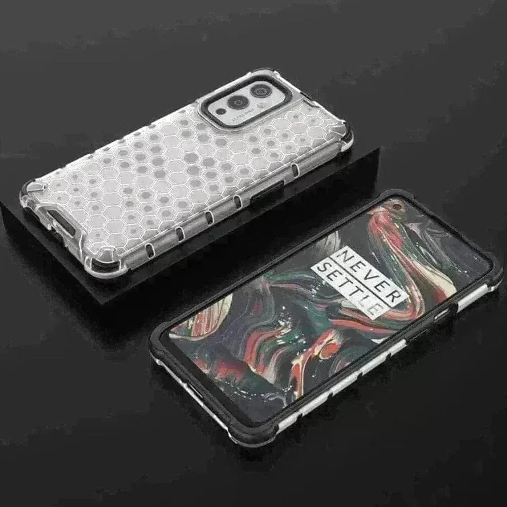 Honeycomb Design Phone Case for Redmi Note 8 Back Cover White Onezeros.in