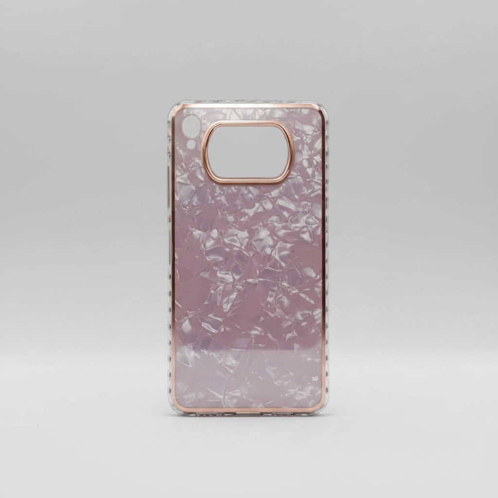Marble Pattern Back Cover For POCO X3 Phone Case With Pop Up Holder Pink Onezeros.in