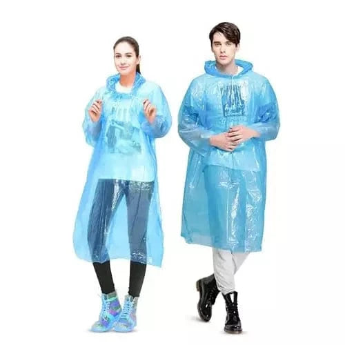 Regular Size PE Disposable Raincoat for Men & Women Onezeros.in