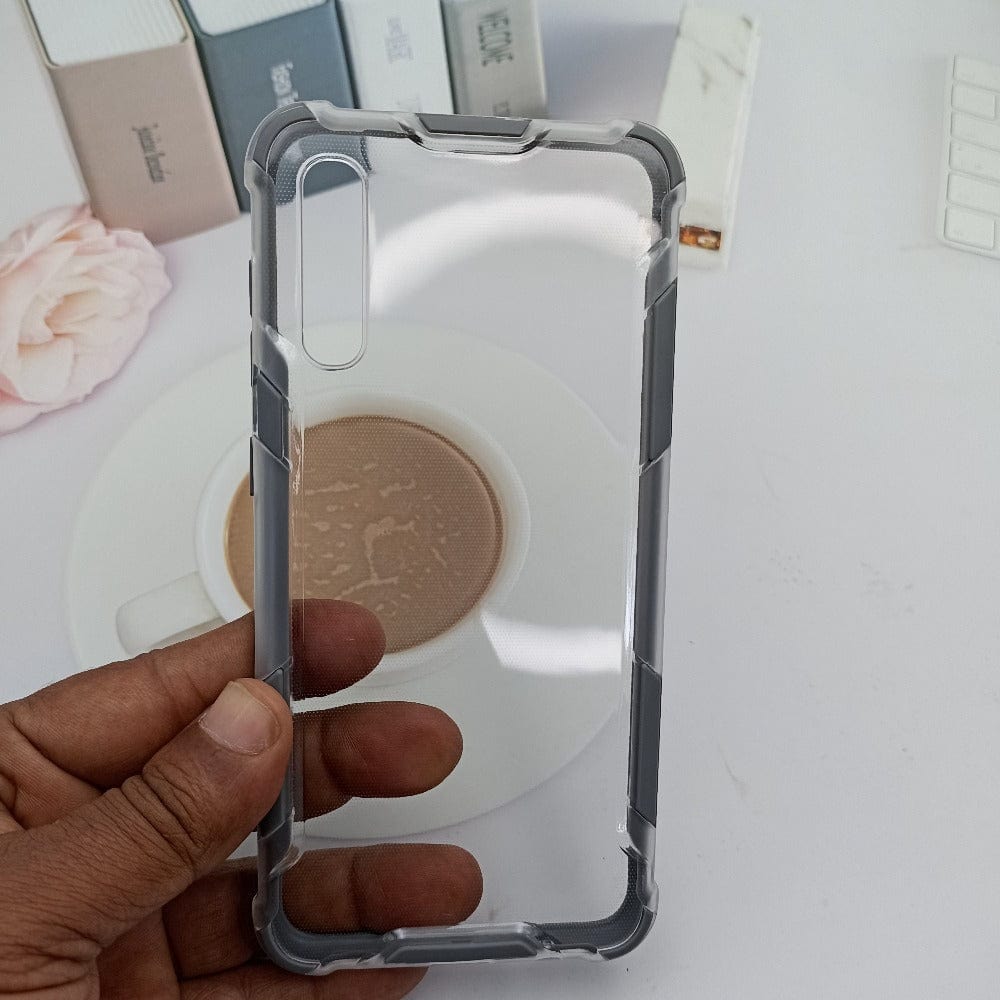 Clear Transparent Back Cover For Samsung Galaxy A50 Phone Case Gray Onezeros.in