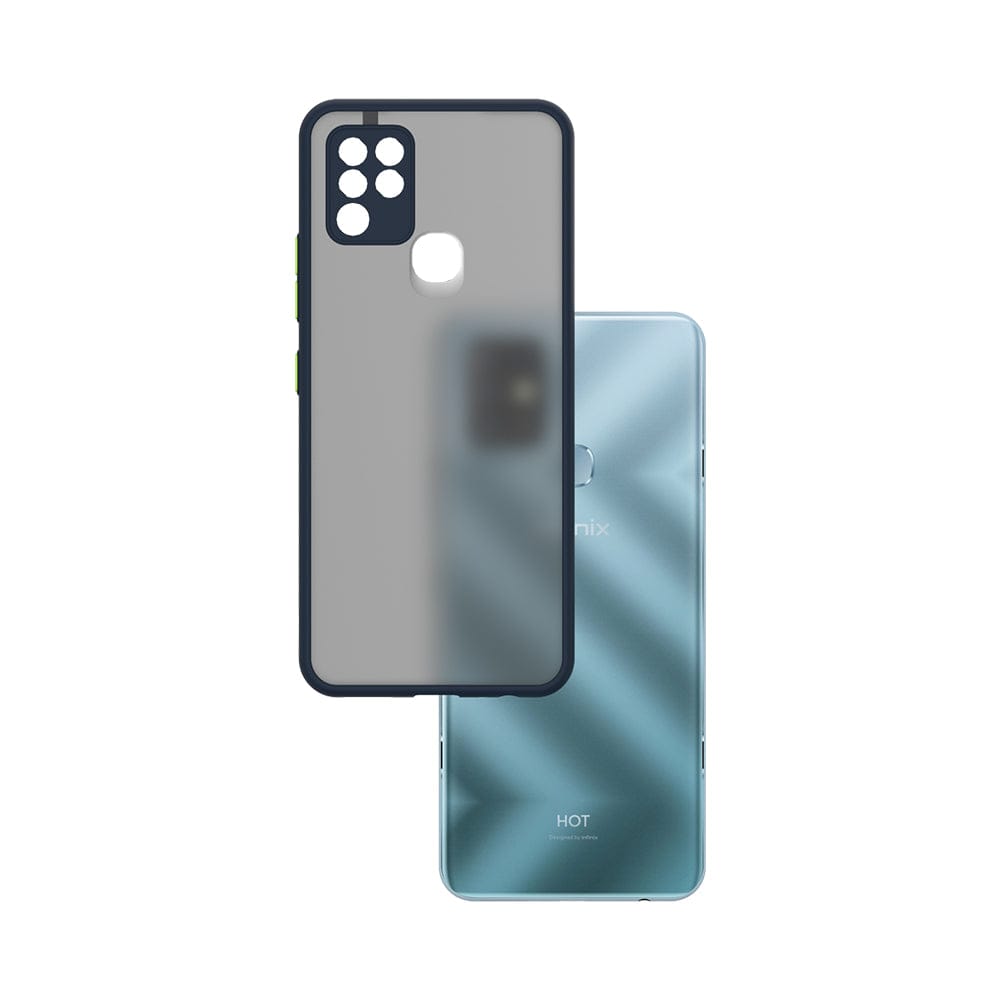 Frosted Smoke Case for Infinix Hot 10 Back Cover Onezeros.in
