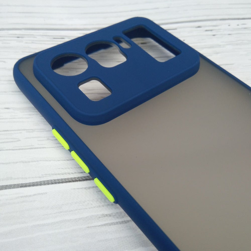 Frosted Smoke Cover for Mi 11 Ultra Camera Protection Phone Case Royal Blue Onezeros.in