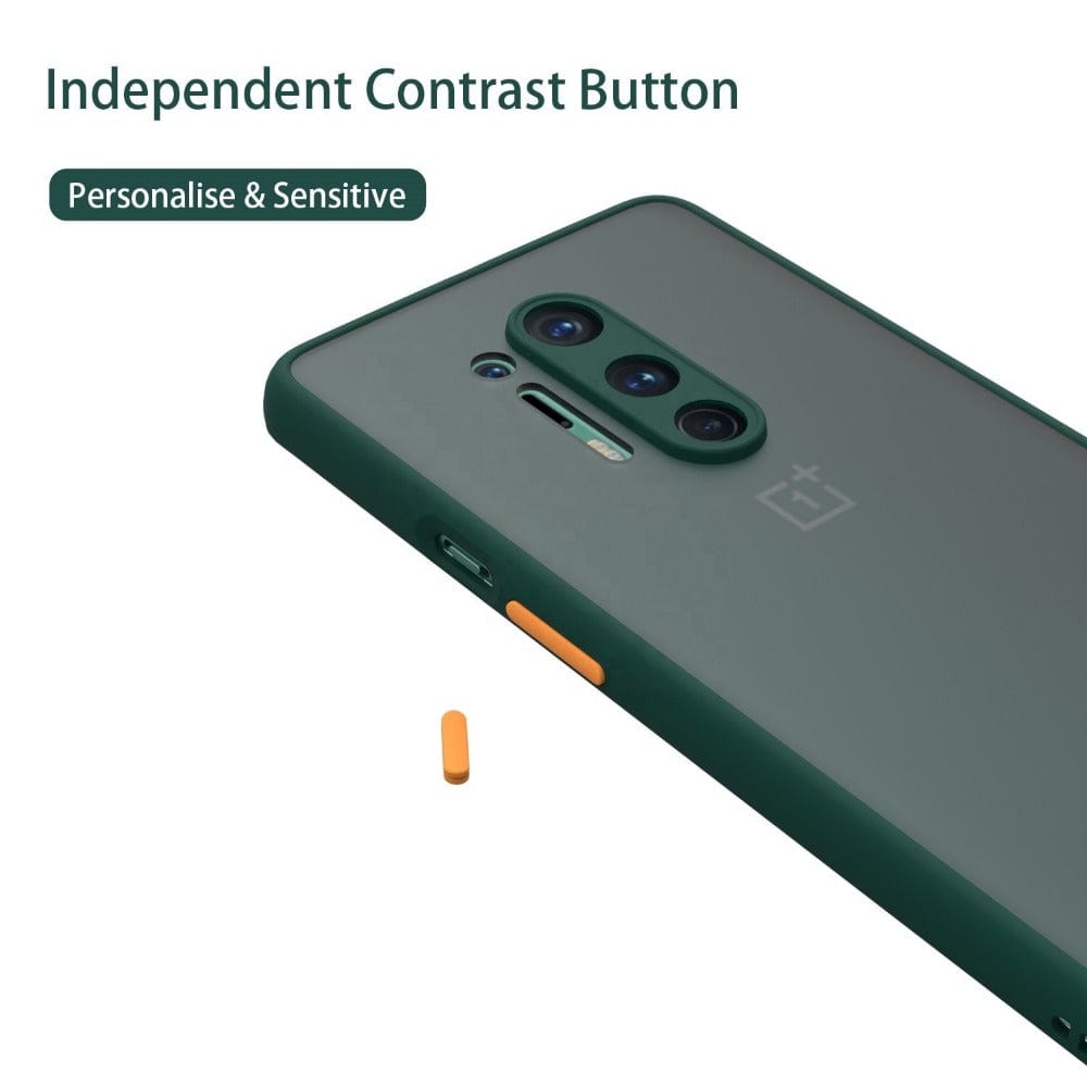 Frosted Smoke Cover for OnePlus 8 Pro Camera Protection Phone Case Onezeros.in