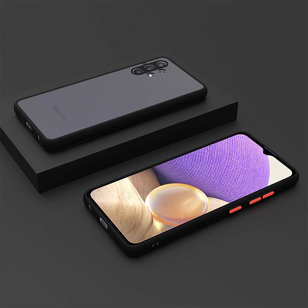 Frosted Smoke Cover for Samsung Galaxy A32 Camera Protection Phone Case Onezeros.in