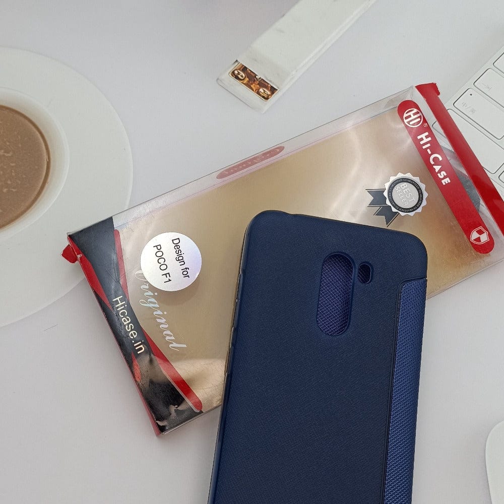 Hi Case Caidea Slim Flip Cover For POCO F1 Mobile Cover Onezeros.in
