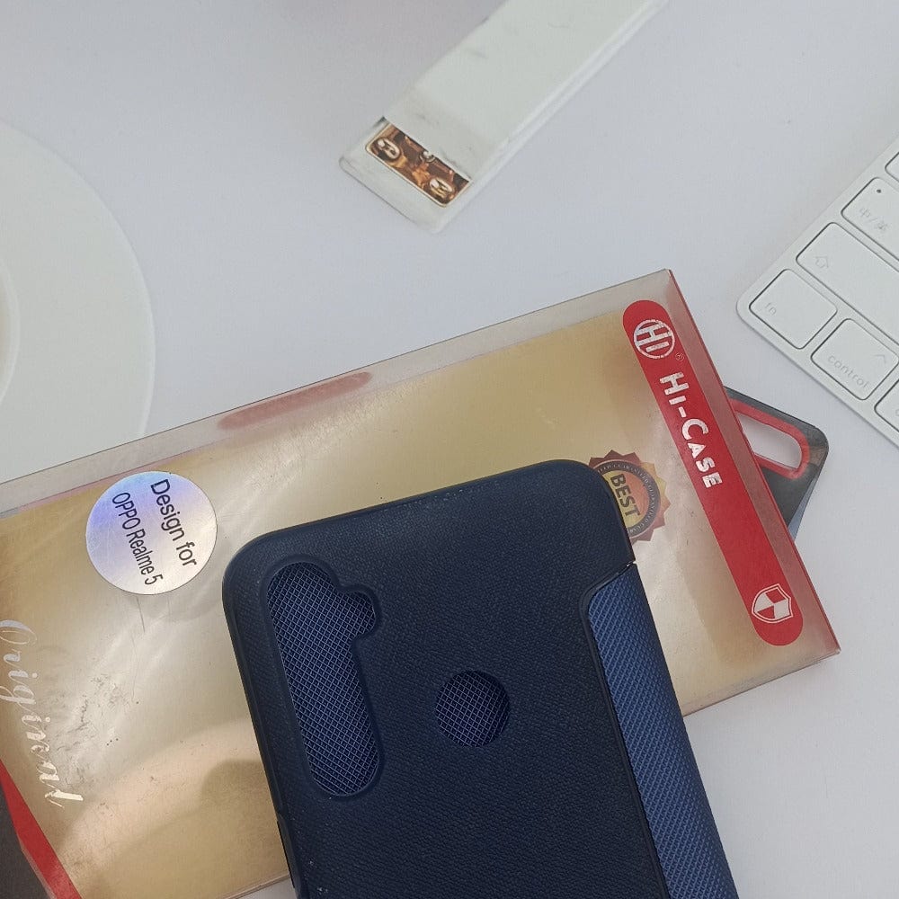 Hi Case Caidea Slim Flip Cover For Realme 5 Mobile Cover Onezeros.in