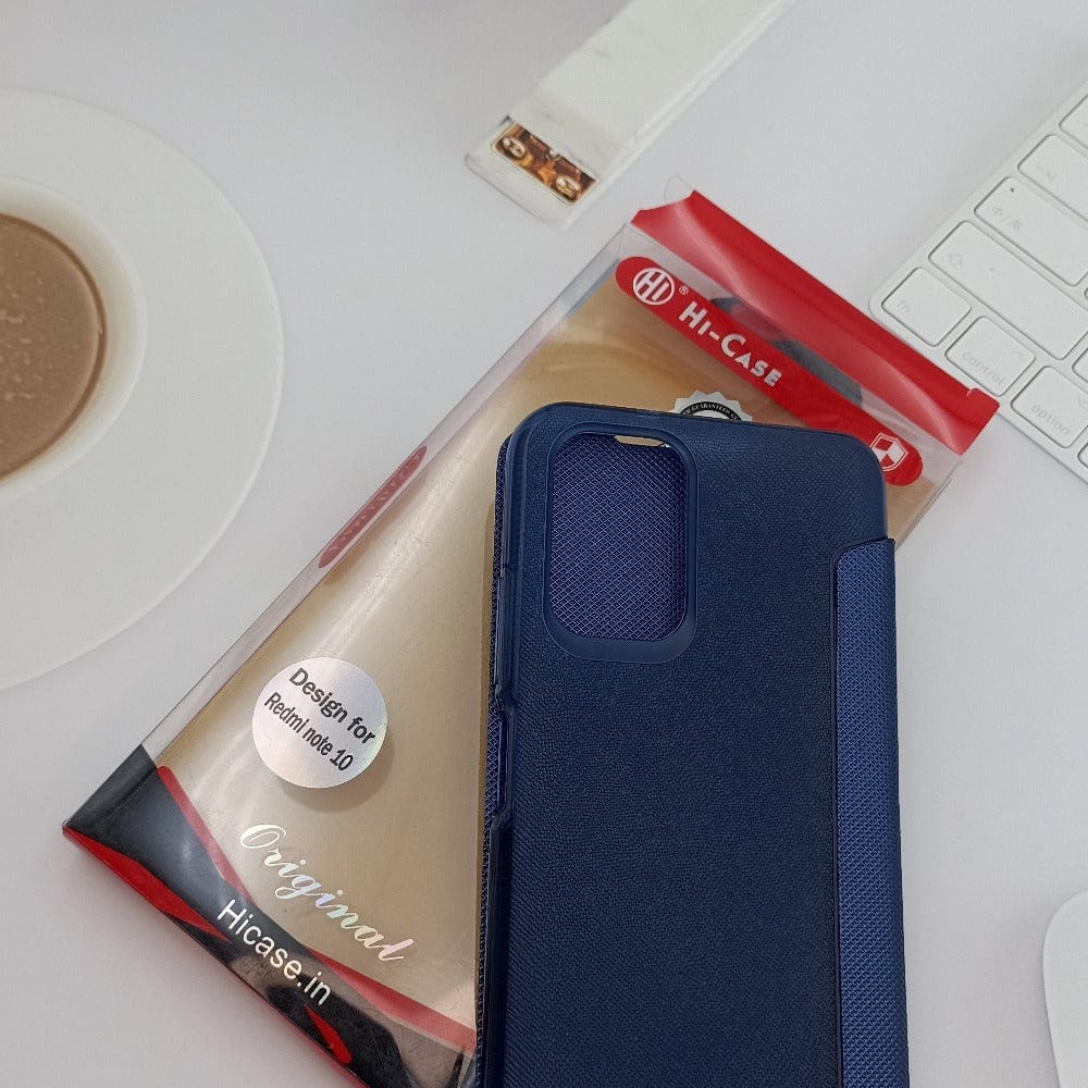 Hi Case Caidea Slim Flip Cover For Redmi Note 10 Mobile Cover Onezeros.in