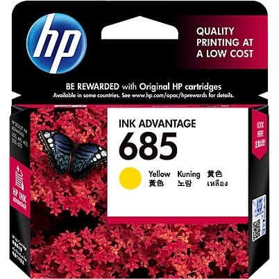 HP 685 Yellow Ink Cartridge Ink Cartridges