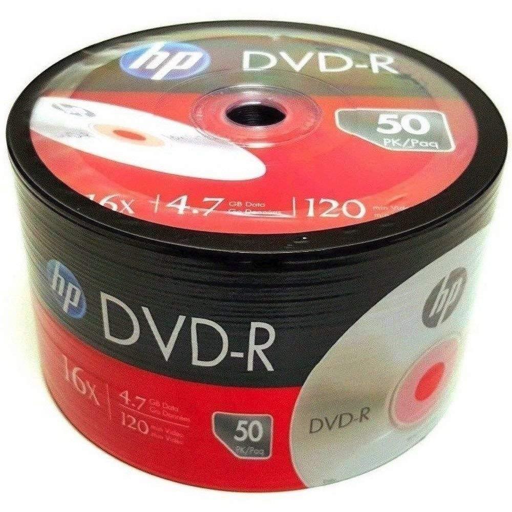 HP Blank Recordable DVD-R ( Pack of 50) Maruthi Marketing