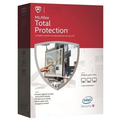 McAfee Total Protection 2019 (3 Users)/1 Year Antivirus & Security Software