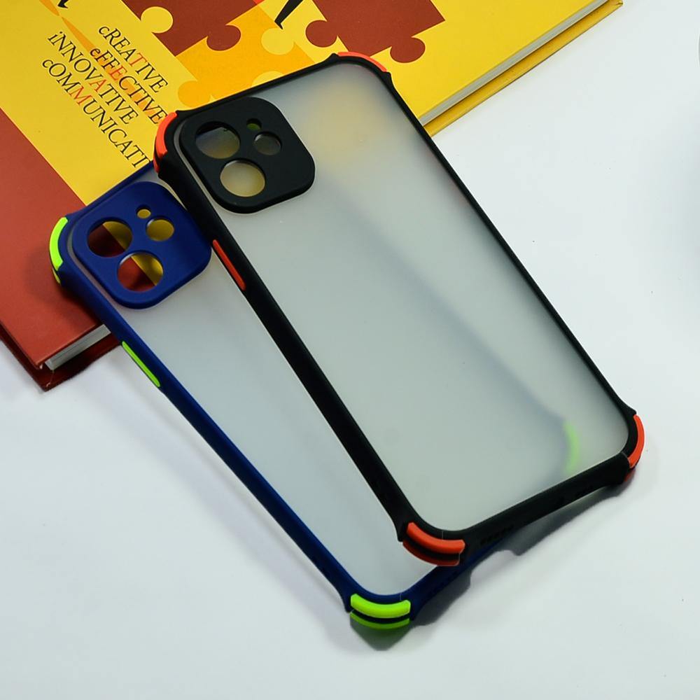 Shockproof Smoke Case For iPhone 12 Pro Max Mobile Cover Onezeros.in
