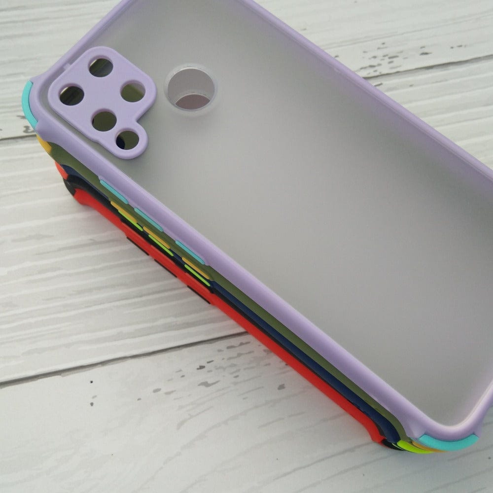 Shockproof Smoke Case For Realme C15 Mobile Cover Onezeros.in