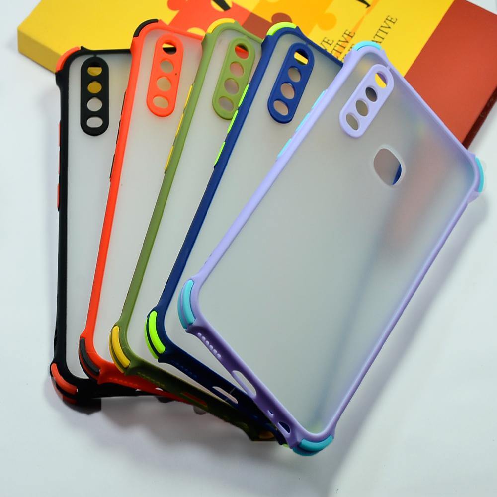 Shockproof Smoke Case For Vivo Y12/Y15/Y17 Mobile Cover Onezeros.in