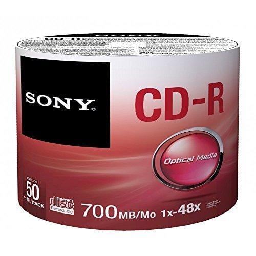 Sony Blank Recordable CD-R 50 Pack Sony
