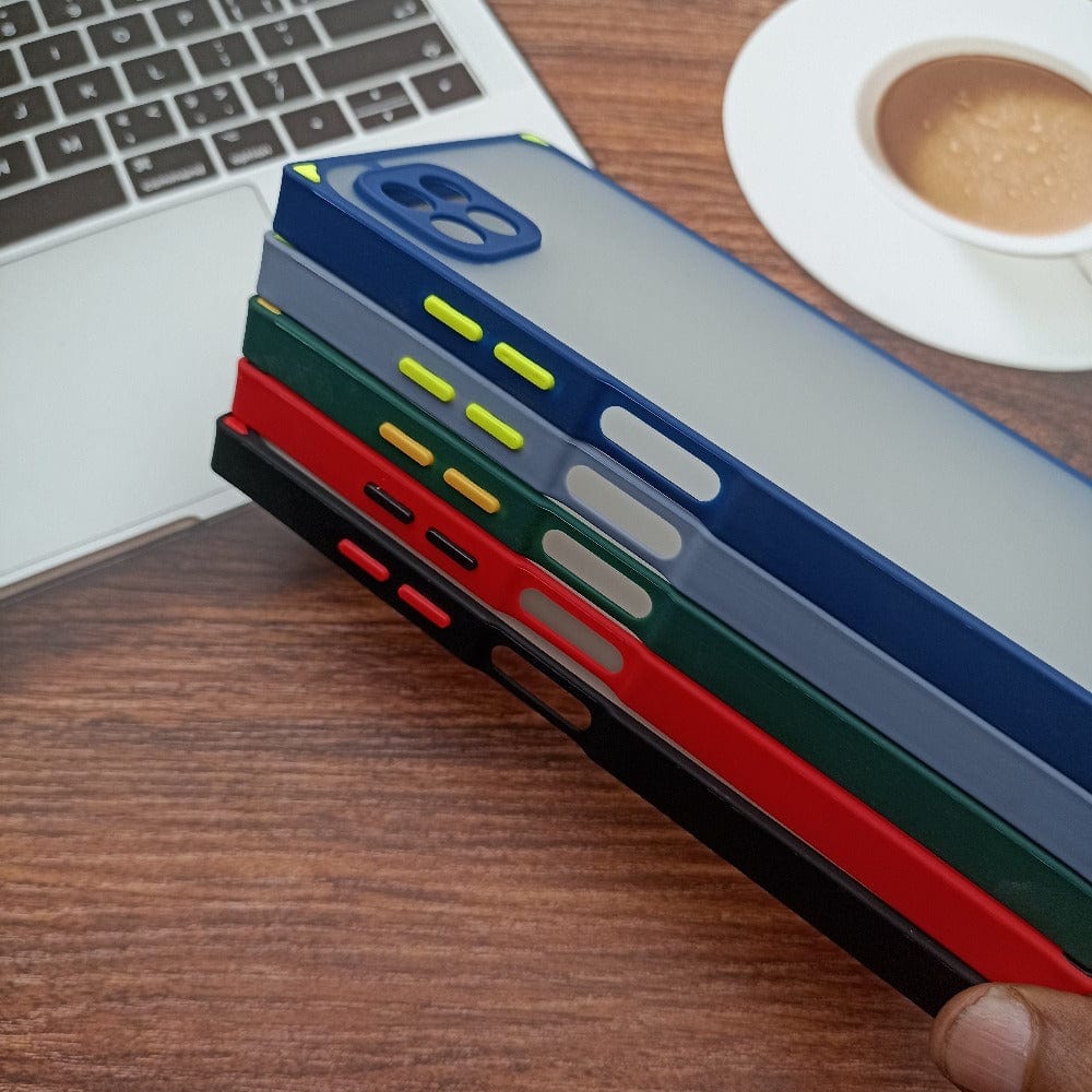 Square Smoke Case for Samsung Galaxy A22 5G Back Cover Onezeros.in