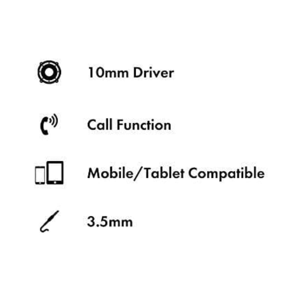 Zebronics Zeb Z10 Wired Earphone with Mic Zebronics