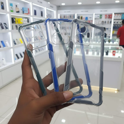 2 in1 Acrylic Transparent Back Cover For Vivo T1 44w Onezeros.in
