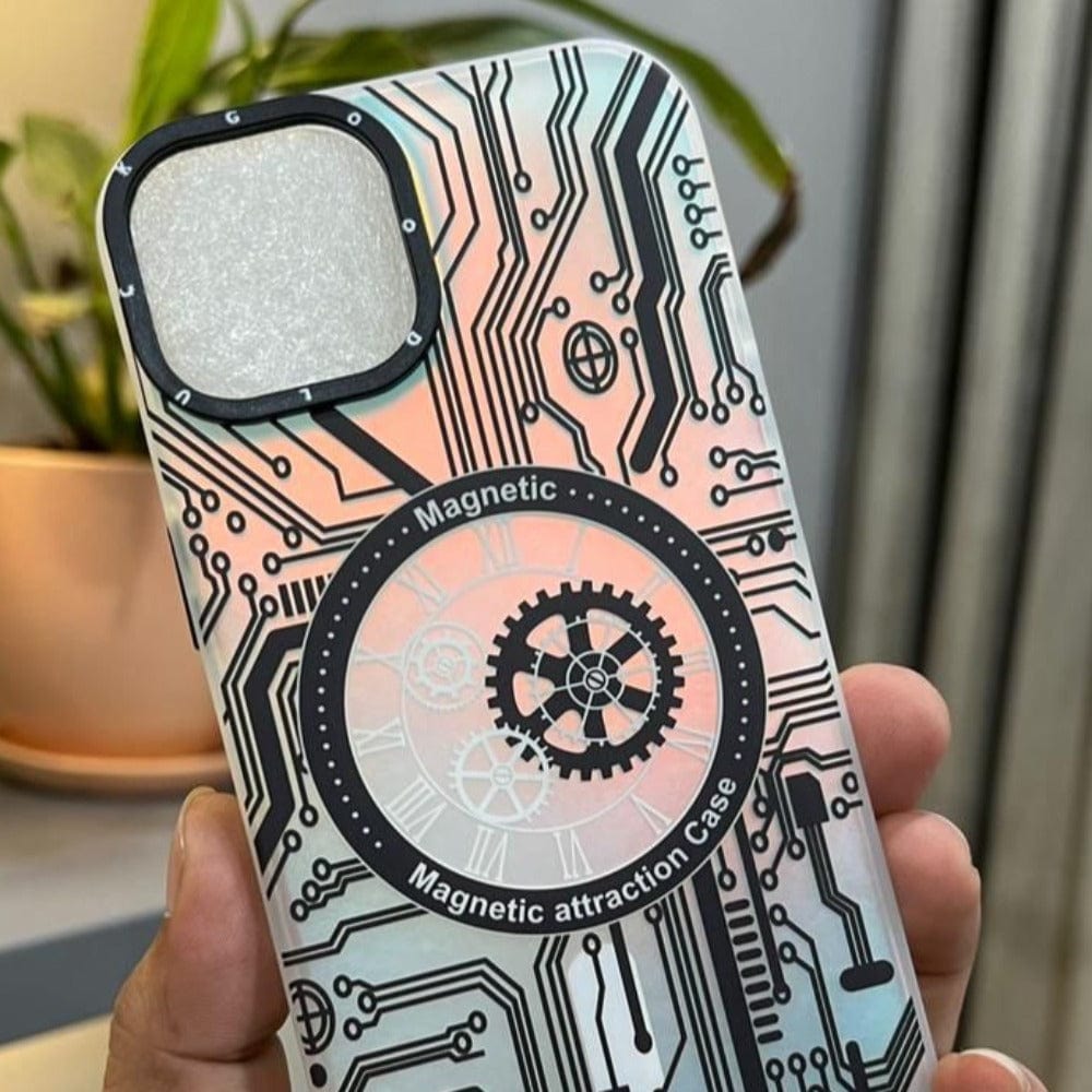 3D Glaze Icons Mag Safe Back Cover for iPhone 14 Pro Phone Case Mobiles & Accessories
