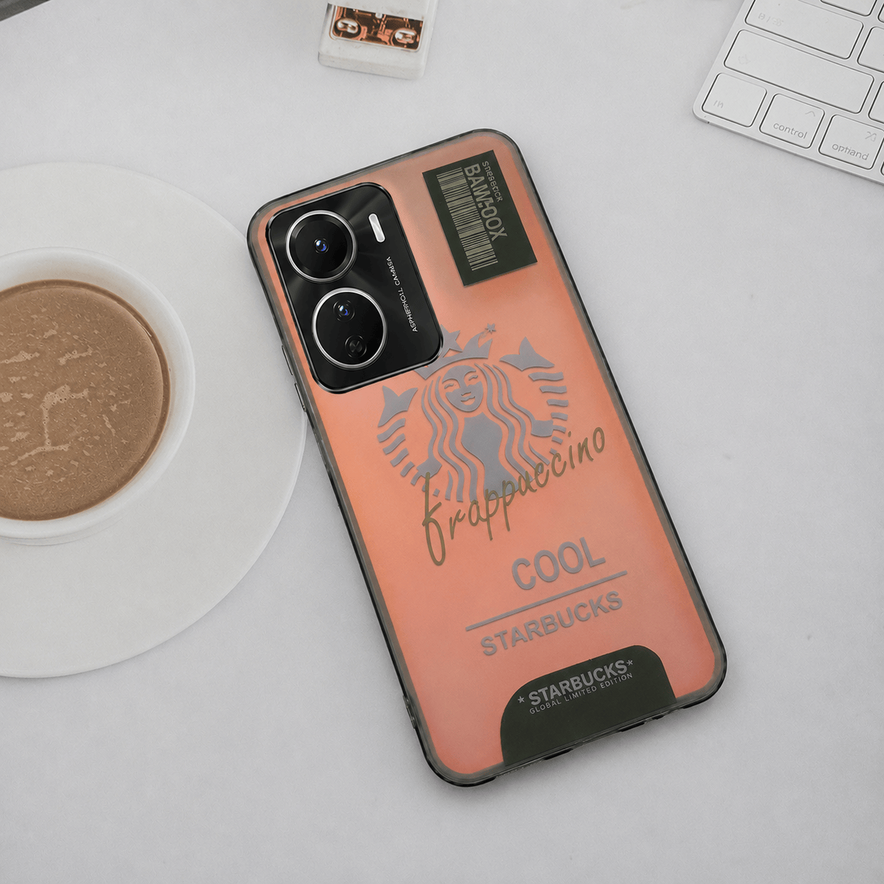 3D Starbucks Icons with color changing Back Cover for Vivo Y16 Phone Case 1 Onezeros.in