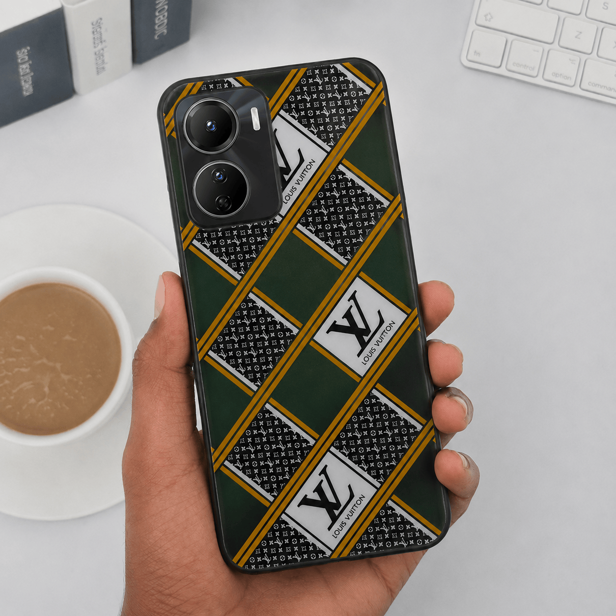 3D Starbucks Icons with color changing Back Cover for Vivo Y16 Phone Case 6 Onezeros.in