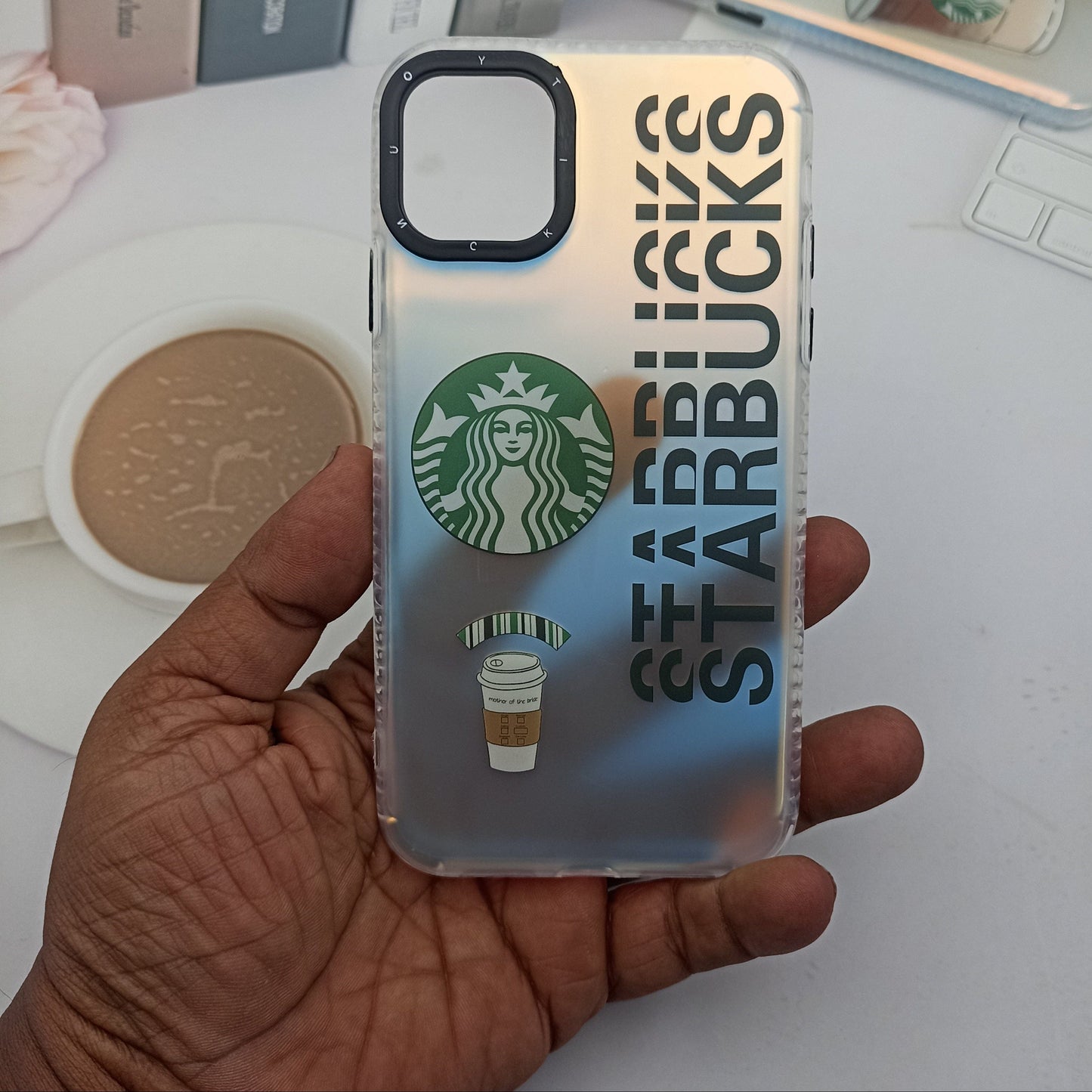 3D Starbucks Mobile Phone Case for iPhone 11 stylish Back Cover 2 Onezeros.in