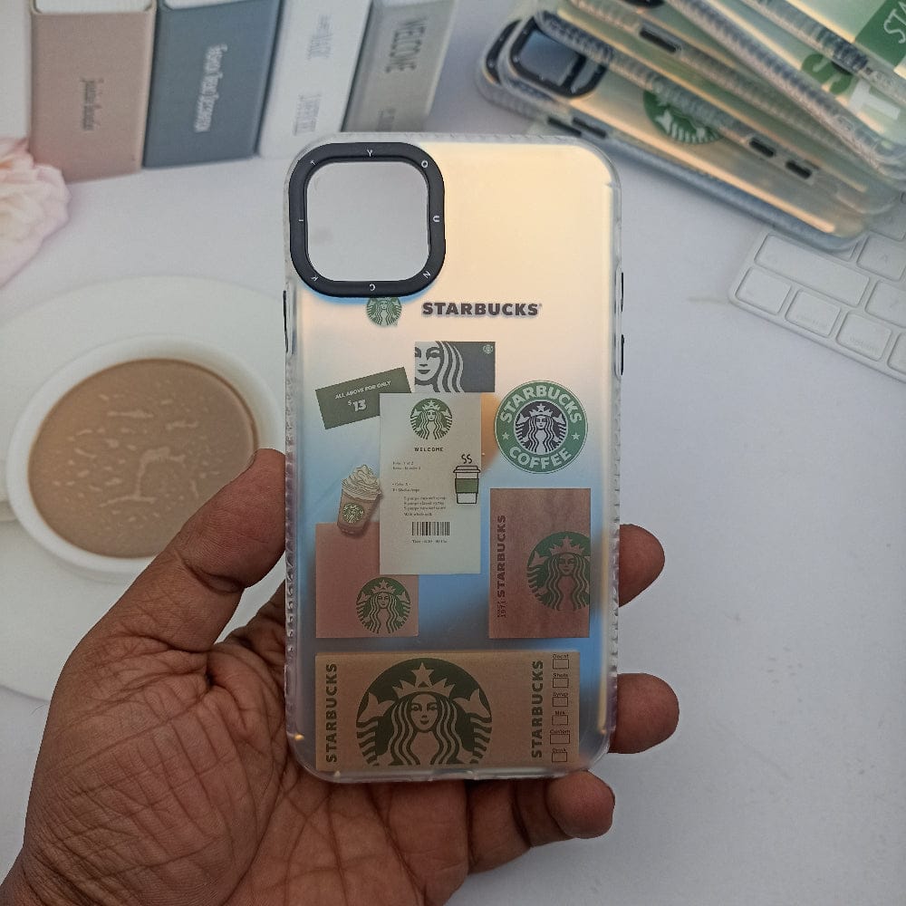 3D Starbucks Mobile Phone Case for iPhone 11 stylish Back Cover 7 Onezeros.in