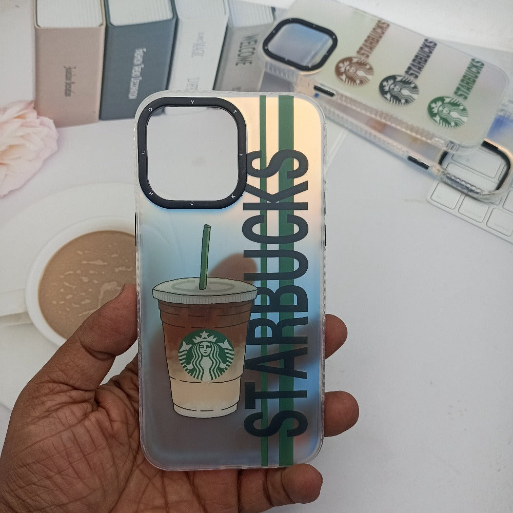 3D Starbucks Mobile Phone Case for iPhone 14 Pro Max Stylish Back Cover Mobile Phone Accessories