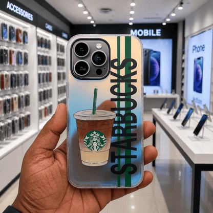3D Starbucks Mobile Phone Case for iPhone 14 Pro Max Stylish Back Cover Onezeros.in