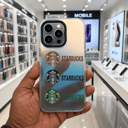 3D Starbucks Mobile Phone Case for iPhone 14 Pro Max Stylish Back Cover Onezeros.in