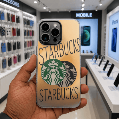 3D Starbucks Mobile Phone Case for iPhone 14 Pro Max Stylish Back Cover Onezeros.in