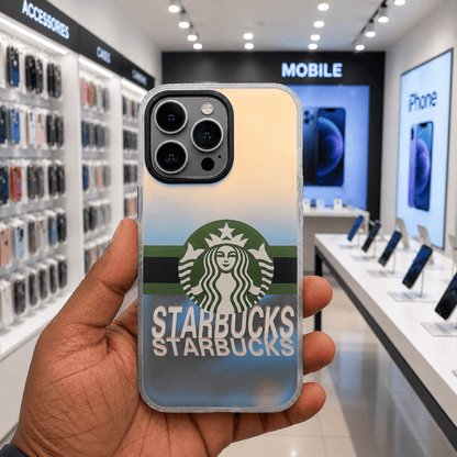 3D Starbucks Mobile Phone Case for iPhone 14 Pro Max Stylish Back Cover Onezeros.in