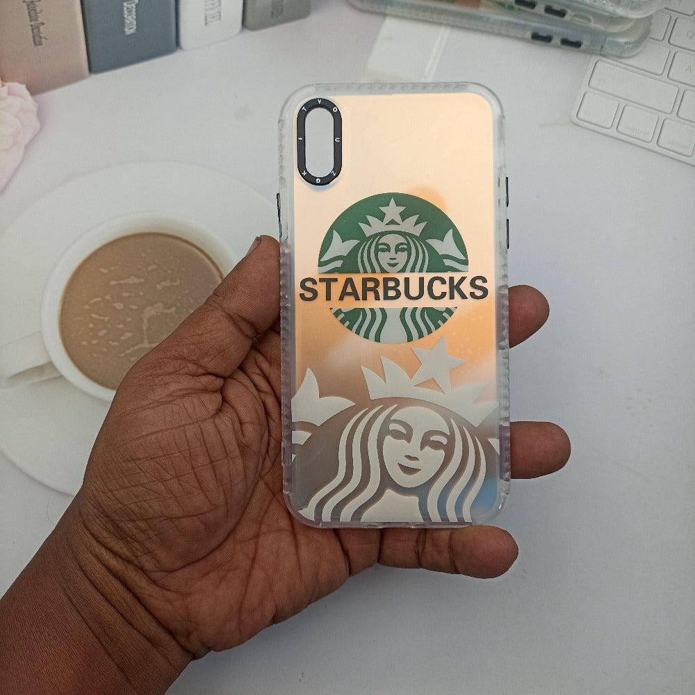 3D Starbucks Mobile Phone Case for iPhone X/XS stylish Back Cover Mobile Phone Accessories