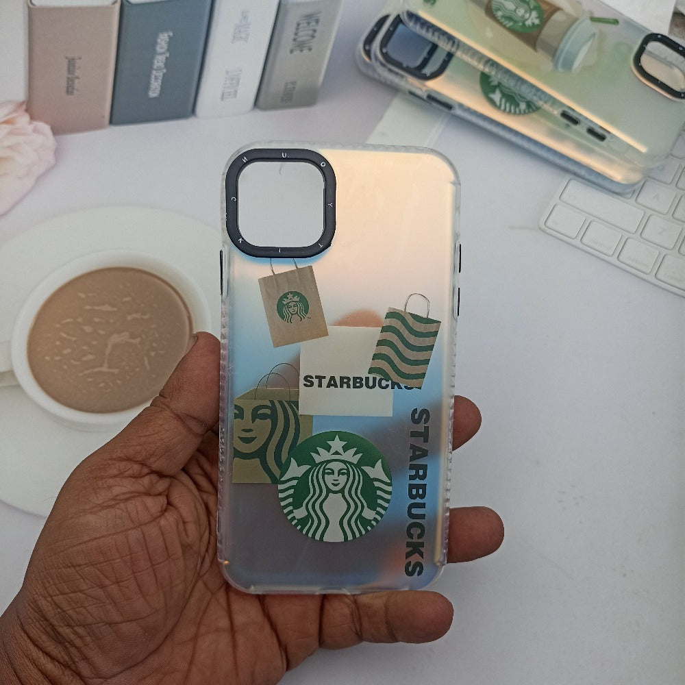 3D Starbucks Phone Case for iPhone 11 Stylish Back Cover Mobile Phone Accessories