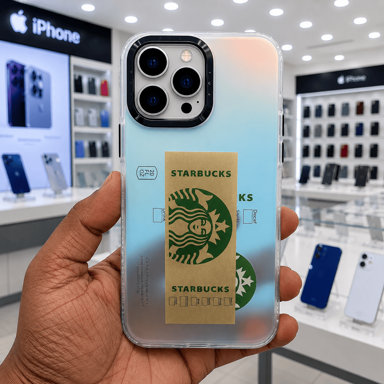 3D Starbucks Phone Case for iPhone 12 Pro Max stylish Mobile Cover Onezeros.in