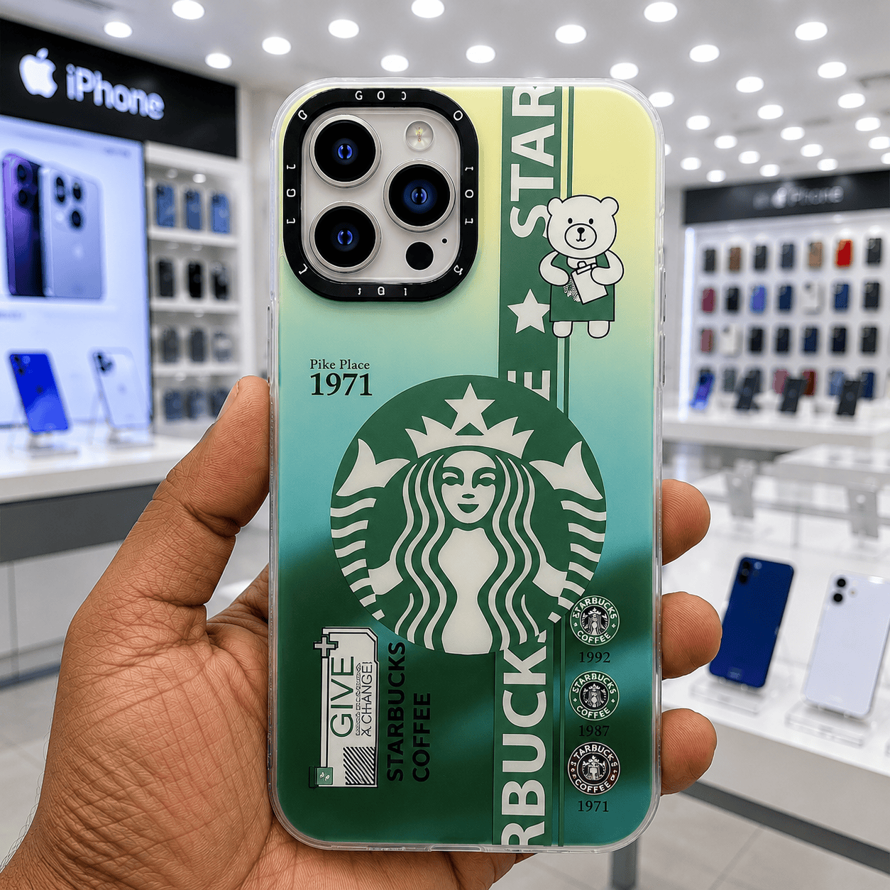 3D Starbucks Phone Case for iPhone 12 Pro Max stylish Mobile Cover Onezeros.in