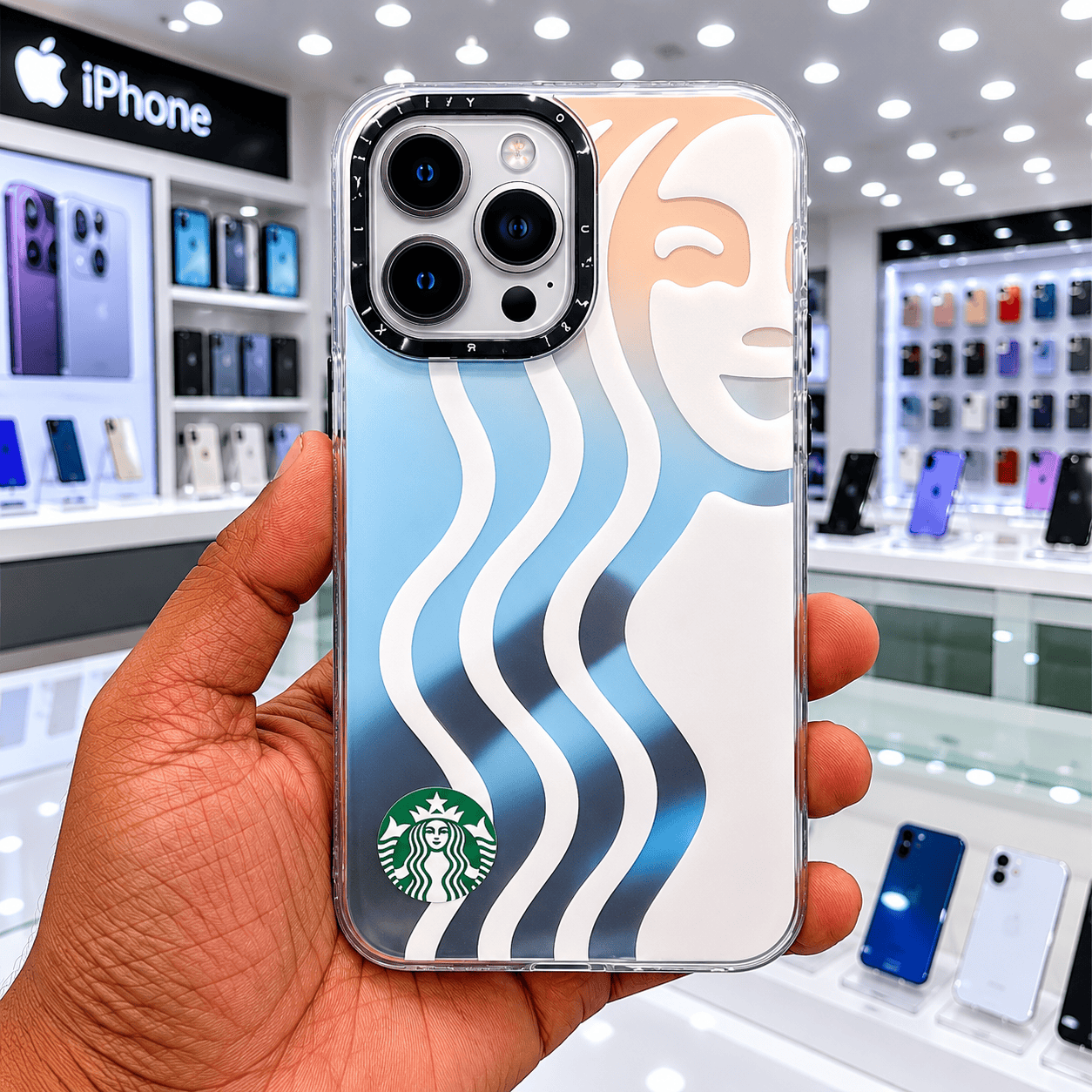 3D Starbucks Phone Case for iPhone 12 Pro Max stylish Mobile Cover Onezeros.in