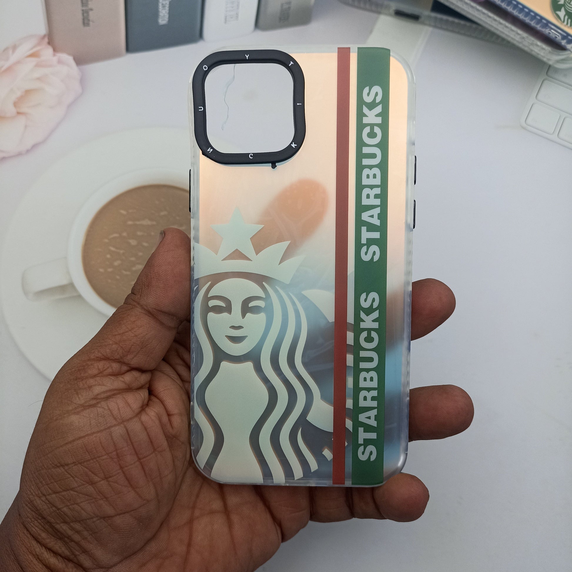 3D Starbucks Phone Case for iPhone 12 Stylish Back Cover 4 Onezeros.in