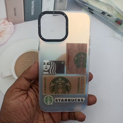 3D Starbucks Phone Case for iPhone 13 Pro Max Stylish Back Cover Mobile Phone Accessories
