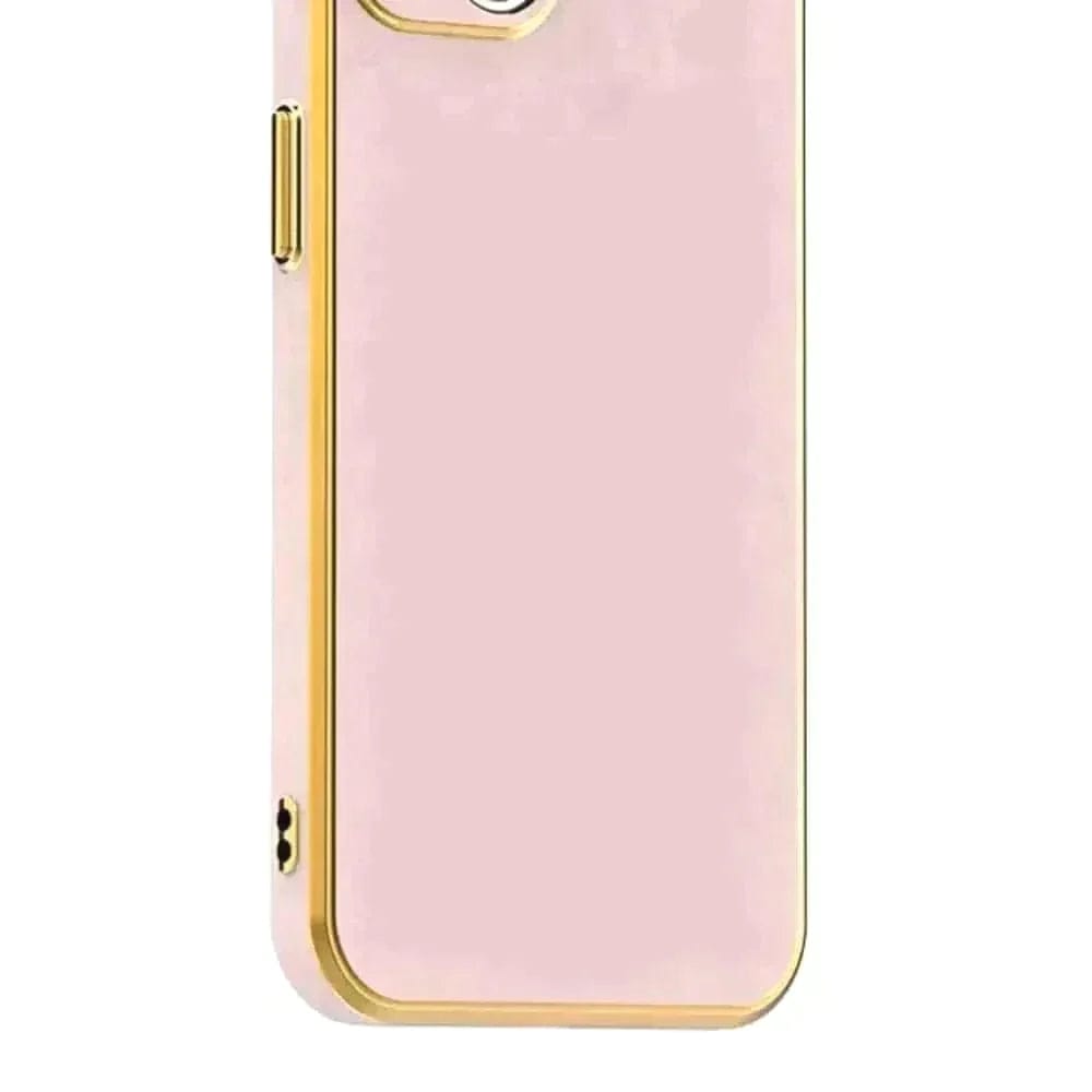 6D Golden Edge Chrome Back Cover For OPPO A31 Phone Case Mobile Phone Accessories