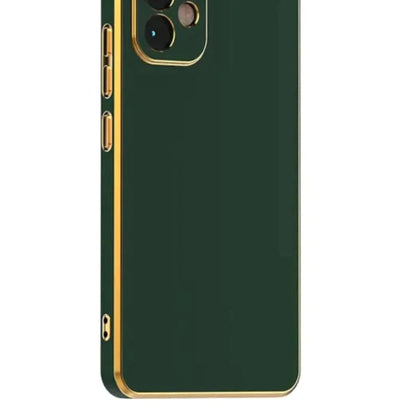 6D Golden Edge Chrome Back Cover For OPPO K10 5G Phone Case Mobile Phone Accessories