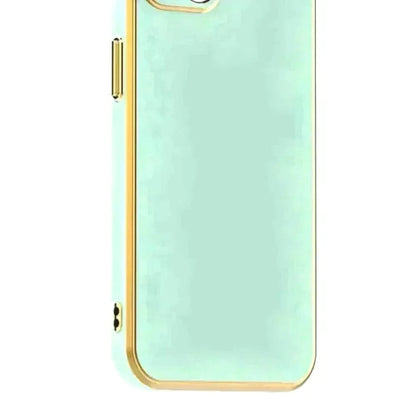 6D Golden Edge Chrome Back Cover For Realme 5 Pro Phone Case Mobile Phone Accessories