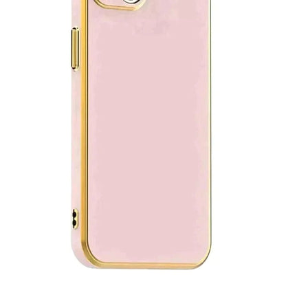 6D Golden Edge Chrome Back Cover For Samsung Galaxy A23 Phone Case Mobile Phone Accessories