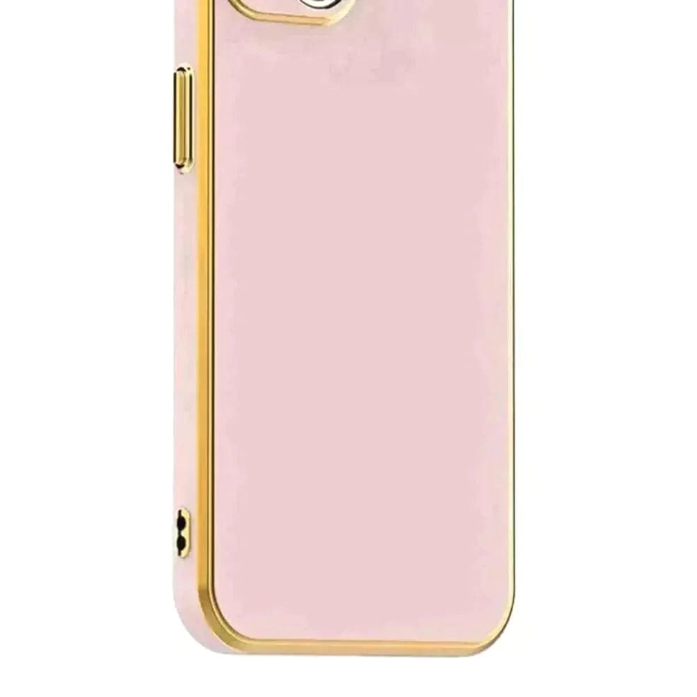 6D Golden Edge Chrome Back Cover For Samsung Galaxy A32 Phone Case Mobile Phone Accessories