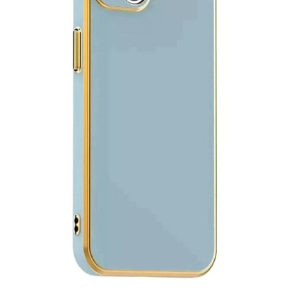 6D Golden Edge Chrome Back Cover For Samsung Galaxy F14 5G Phone Case Mobile Phone Accessories