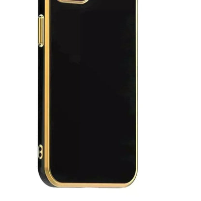 6D Golden Edge Chrome Back Cover For Vivo V11 Pro Phone Case Mobile Phone Accessories