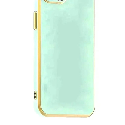 6D Golden Edge Chrome Back Cover For Vivo Z1 Pro Phone Case Mobile Phone Accessories